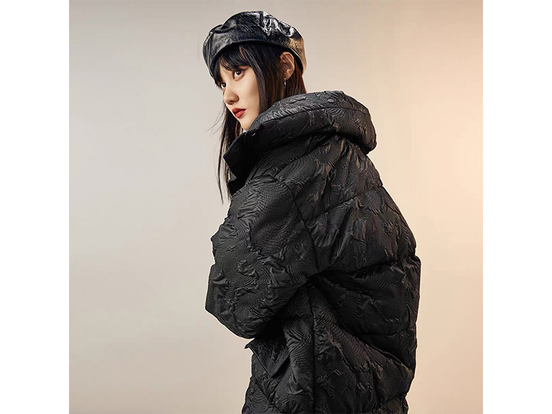 浮雕羽絨服面料