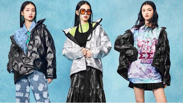 金屬工藝羽絨服面料，帶貨女王必備！